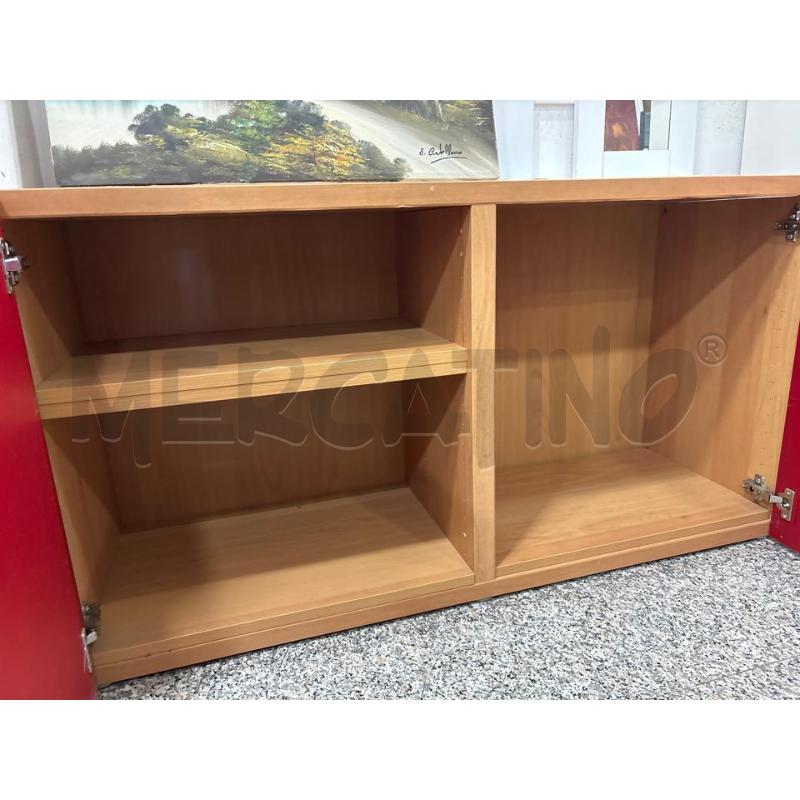 PORTA TV SPORTELLI ROSSI | Mercatino dell'Usato Pomezia 3