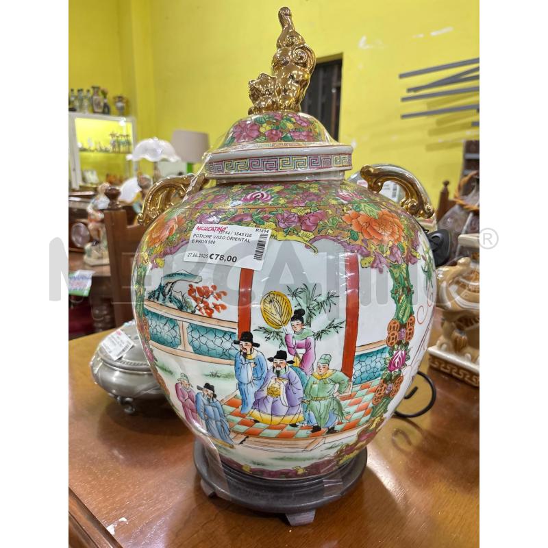 POTICHE VASO ORIENTALE PRIMI 900 | Mercatino dell'Usato Pomezia 1
