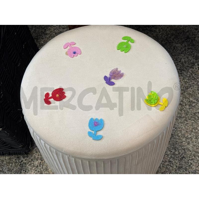 POUF CONTENITORE TONDO | Mercatino dell'Usato Pomezia 2