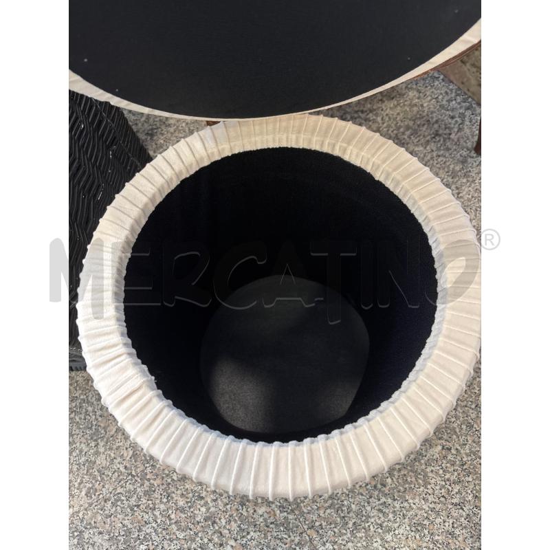 POUF CONTENITORE TONDO | Mercatino dell'Usato Pomezia 4