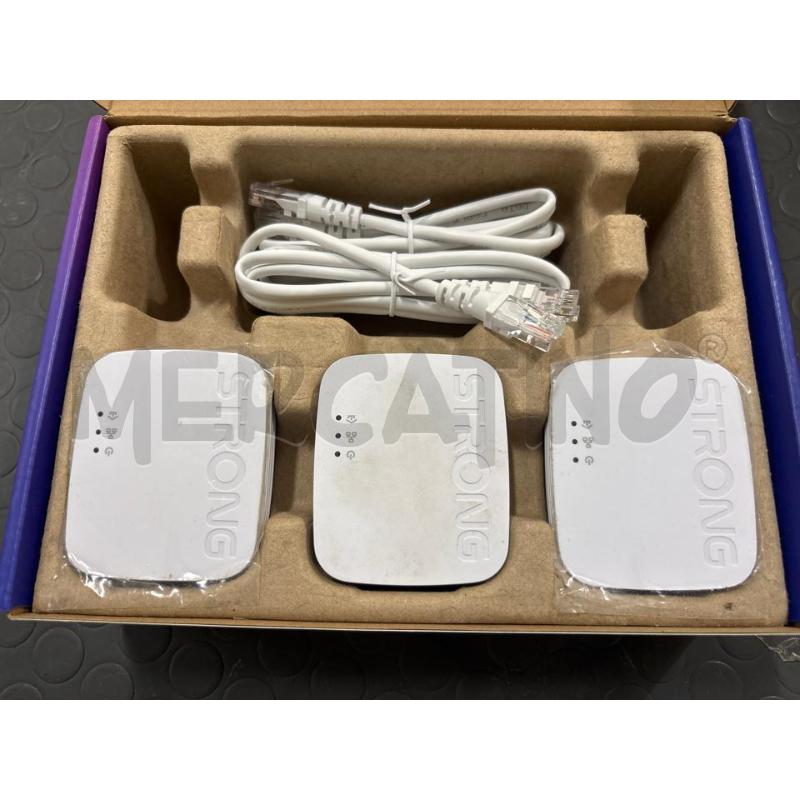 POWERLINE STRONG 600 MBIT/S TRIPLE PACK MINI | Mercatino dell'Usato Pomezia 1
