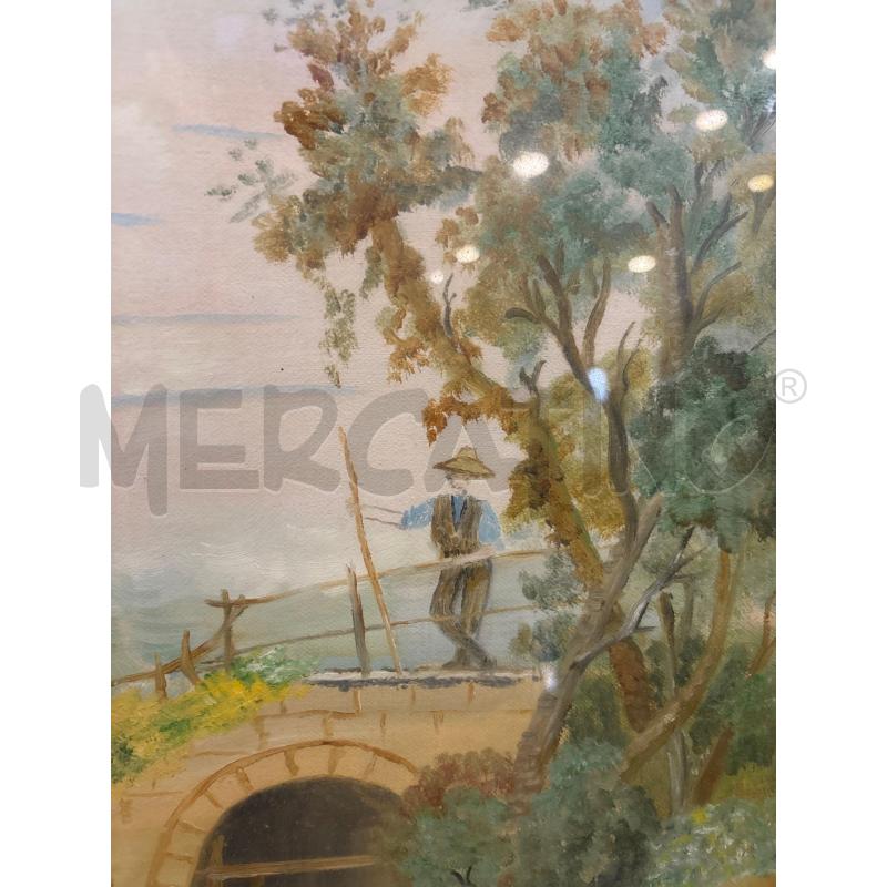 QUADRO 68 X 88 PAESAGGIO LACUSTRE | Mercatino dell'Usato Pomezia 2