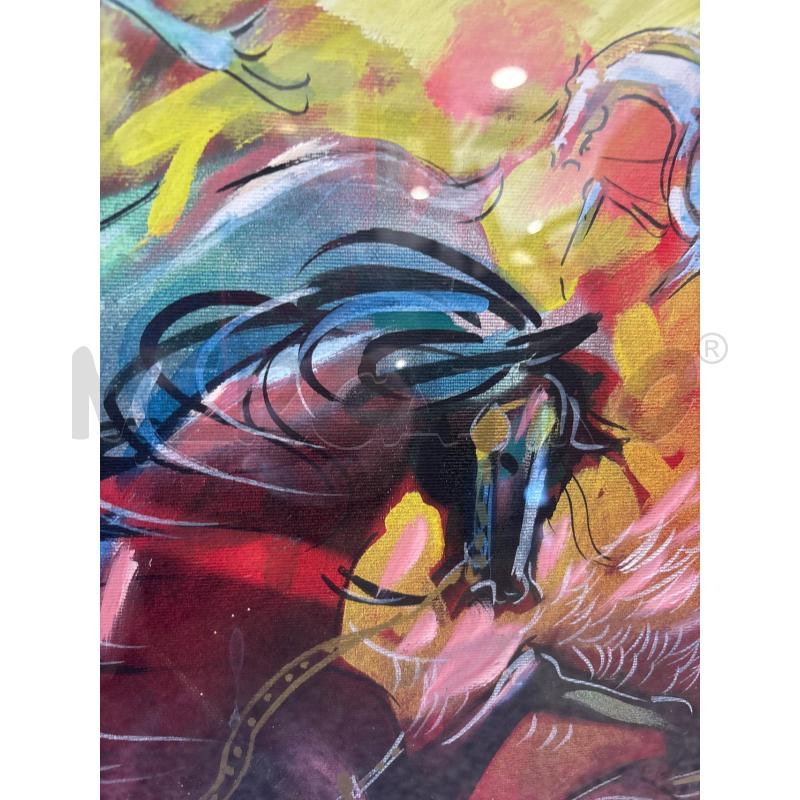 QUADRO 77 X 58 C/ARG. CAVALLI | Mercatino dell'Usato Pomezia 3