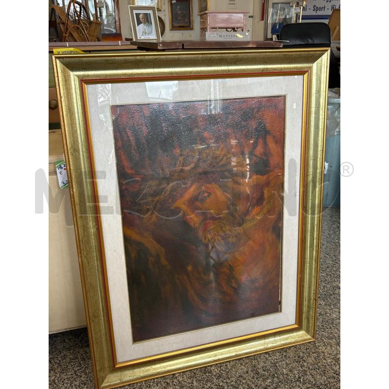 QUADRO C/DORATA GESÙ 72 X 93 CM | Mercatino dell'Usato Pomezia 1