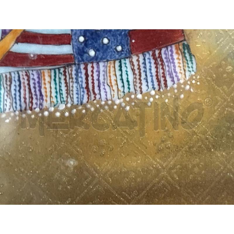 QUADRO C/DORATA MAIOLICA DIPINTA | Mercatino dell'Usato Pomezia 4