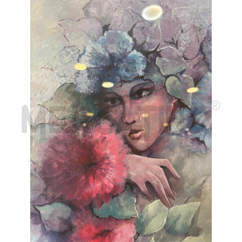 QUADRO DONNA NUDA ESPLOSIONE DI FIORI | Mercatino dell'Usato Pomezia 4
