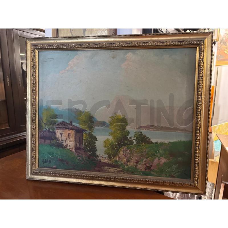 QUADRO G RARDO OLIO SU LEGNO | Mercatino dell'Usato Pomezia 1