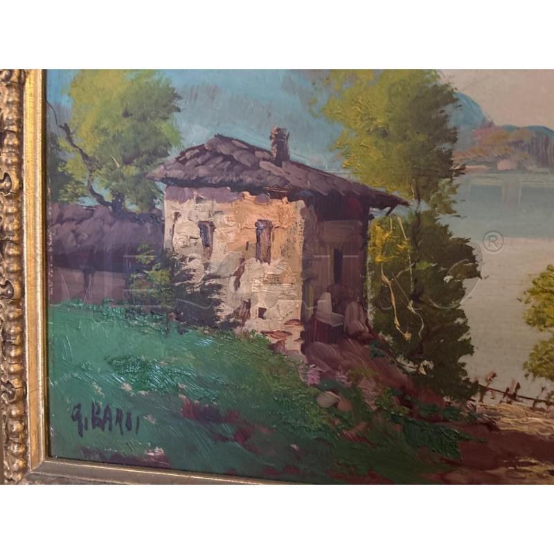 QUADRO G RARDO OLIO SU LEGNO | Mercatino dell'Usato Pomezia 2