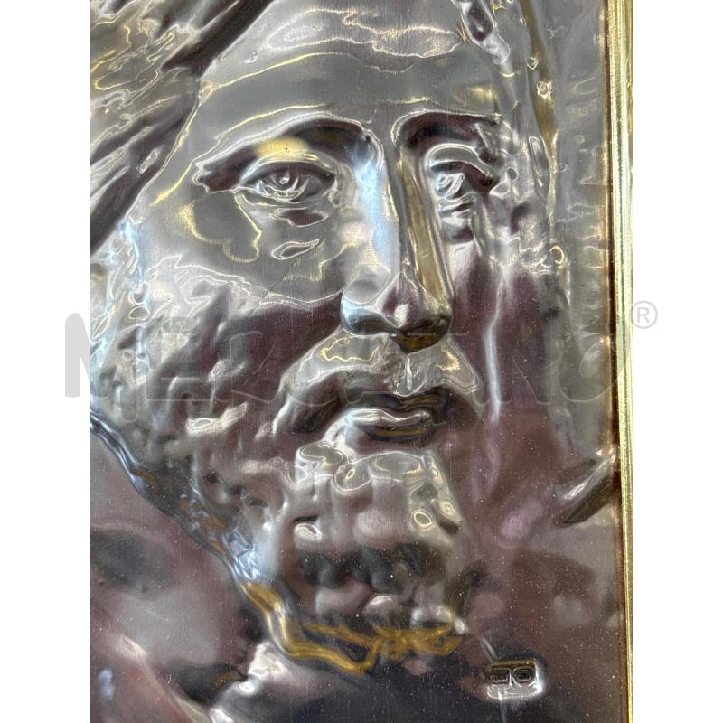 QUADRO LAMINA VOLTO CRISTO RILIEVO | Mercatino dell'Usato Pomezia 2