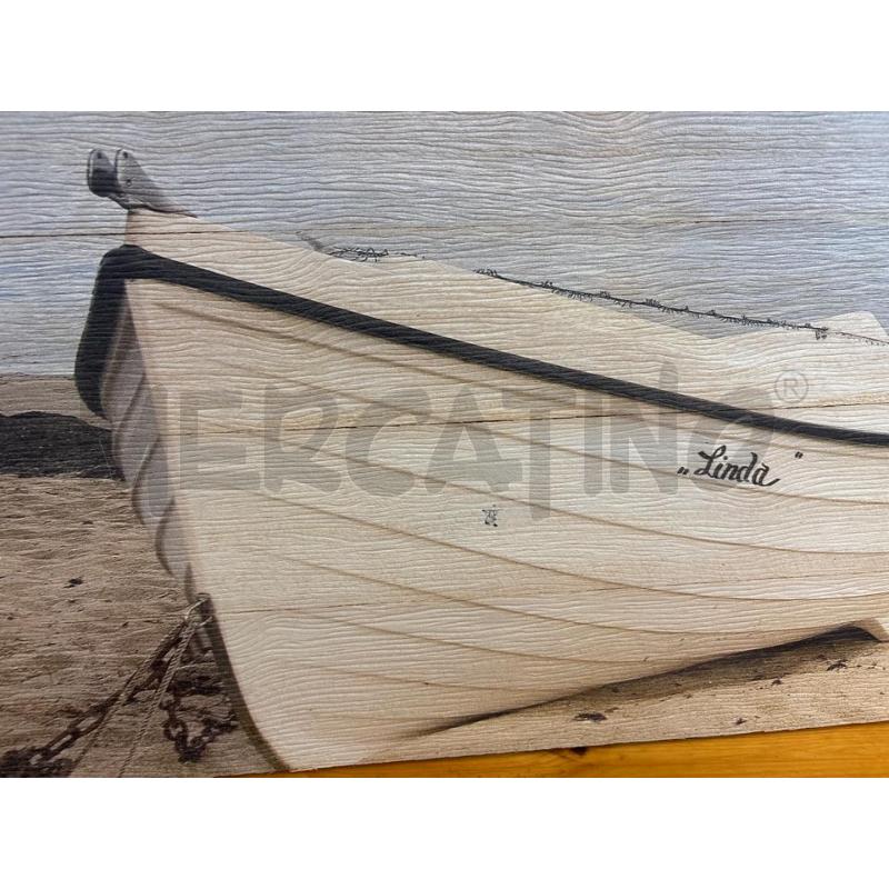 QUADRO LEGNO BARCA LINDA | Mercatino dell'Usato Pomezia 2