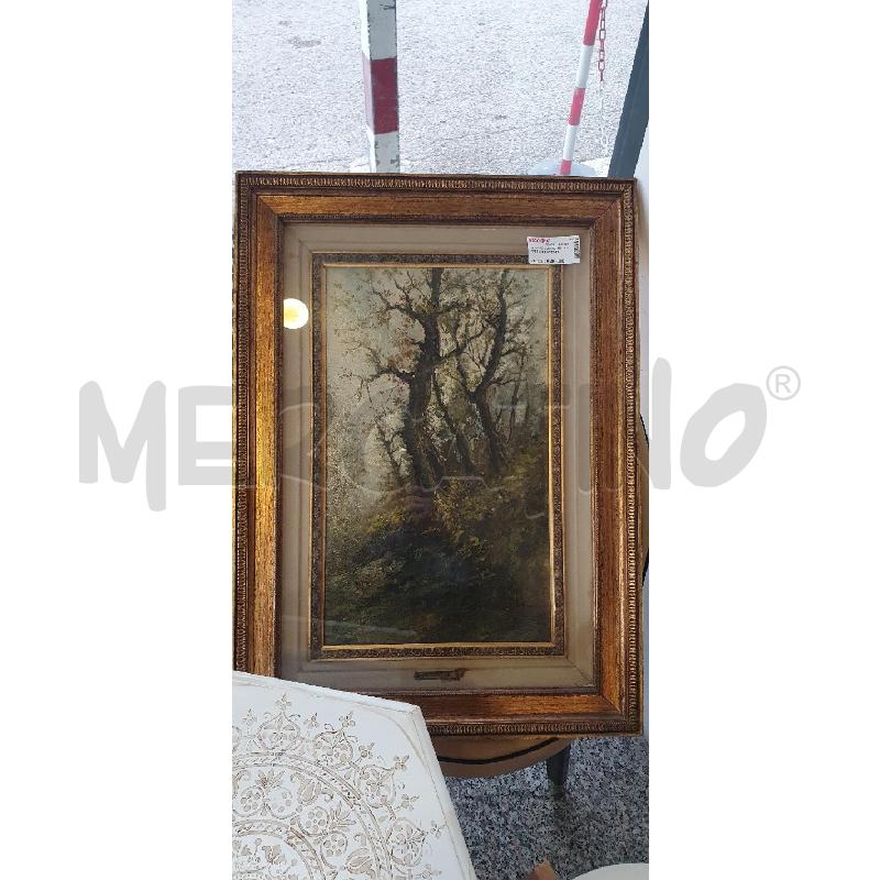 QUADRO OLIO SU TELA COMITALE FORESTA | Mercatino dell'Usato Pomezia 1