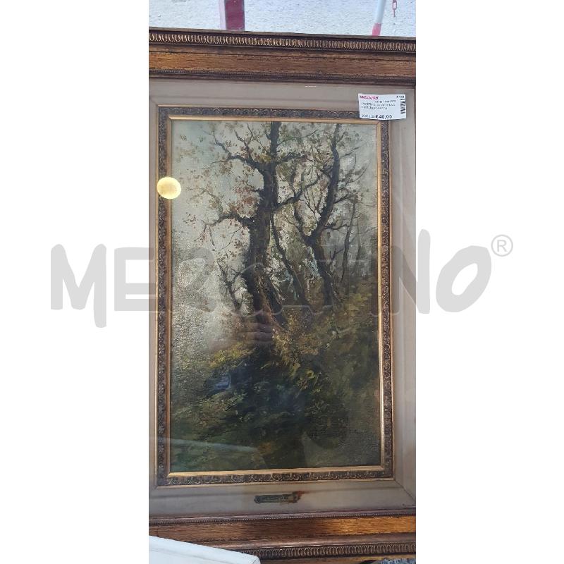 QUADRO OLIO SU TELA COMITALE FORESTA | Mercatino dell'Usato Pomezia 3