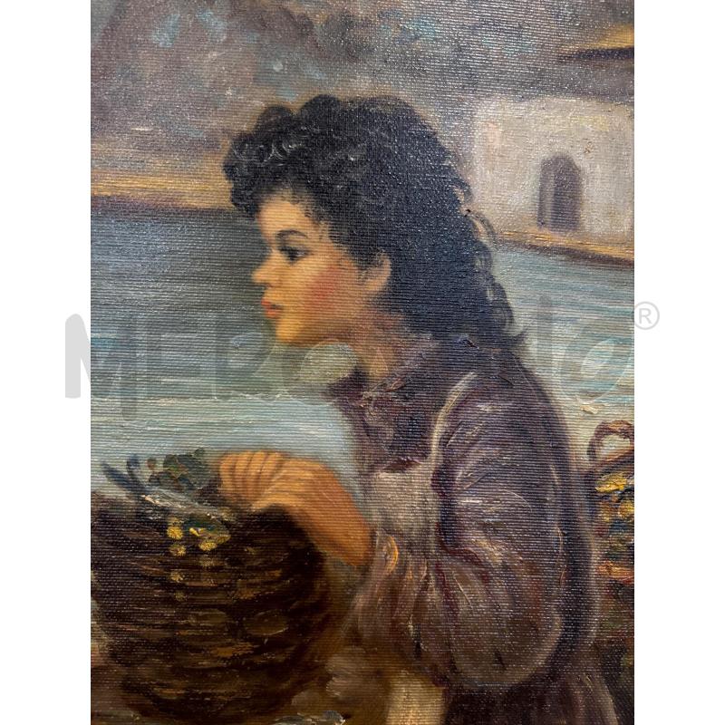 QUADRO OLIO SU TELA DI GENNARO | Mercatino dell'Usato Pomezia 3