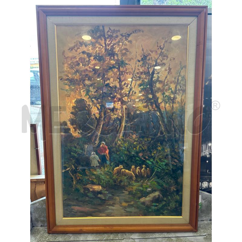 QUADRO OLIO SU TELA PASTORELLI | Mercatino dell'Usato Pomezia 1