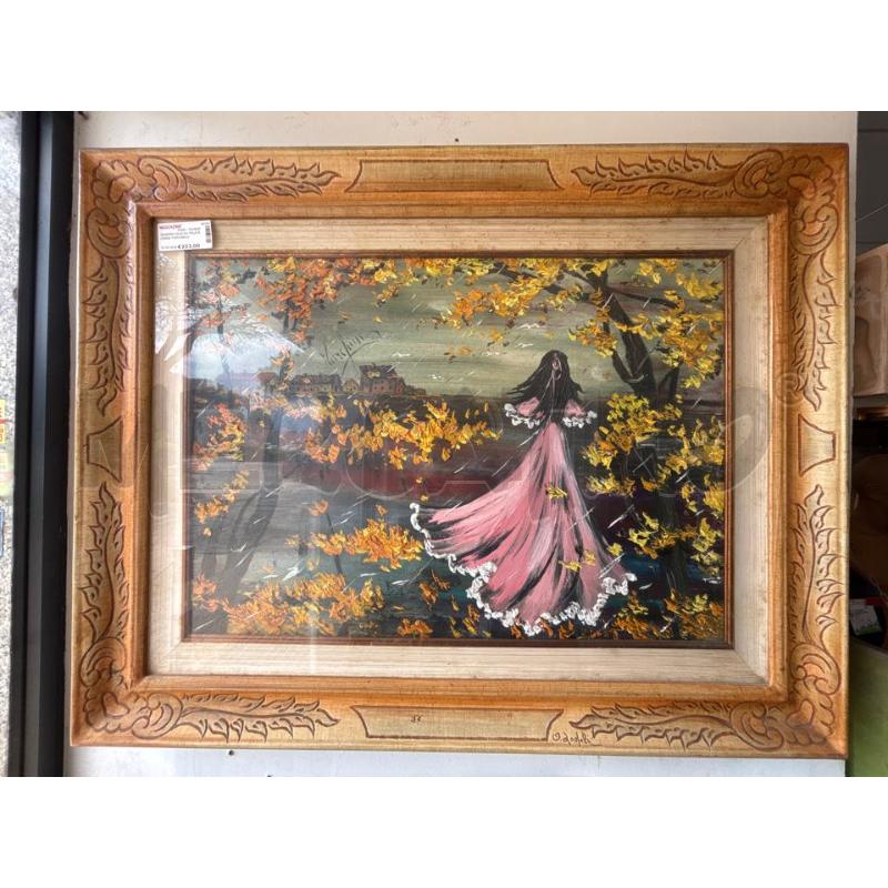 QUADRO OLIO SU TELA ROSINA TURCHINI 50X70 SOGNO D'AUTUNNO | Mercatino dell'Usato Pomezia 1