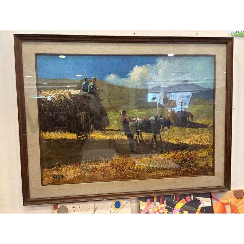 QUADRO OLIO SU TELA STEIN | Mercatino dell'Usato Pomezia 1