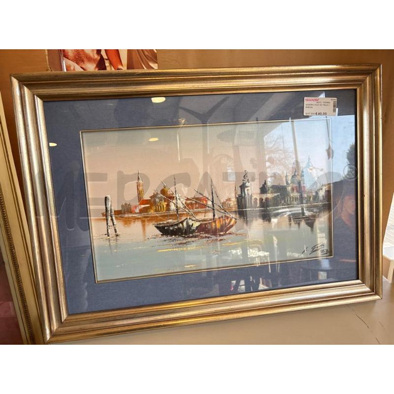 QUADRO OLIO SU TELA VENEZIA | Mercatino dell'Usato Pomezia 1
