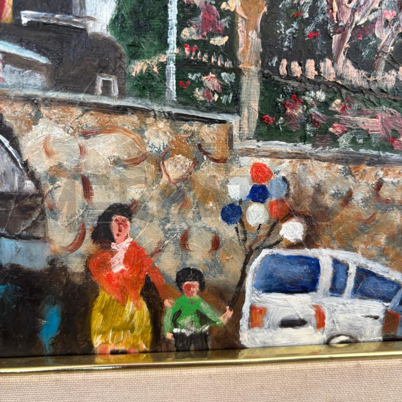 QUADRO PAESAGGIO CITTADINO 85 X 65 CM | Mercatino dell'Usato Pomezia 3