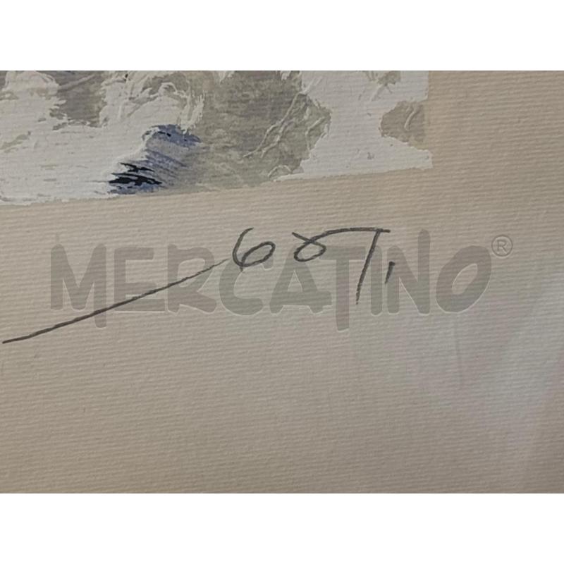 QUADRO STAMPA CORNICE BLU | Mercatino dell'Usato Pomezia 2