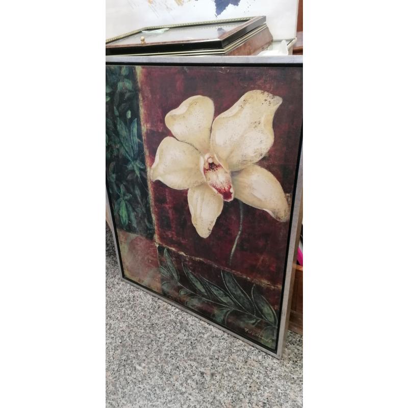 QUADRO STAMPA SU TELA ORCHIDEA | Mercatino dell'Usato Pomezia 2