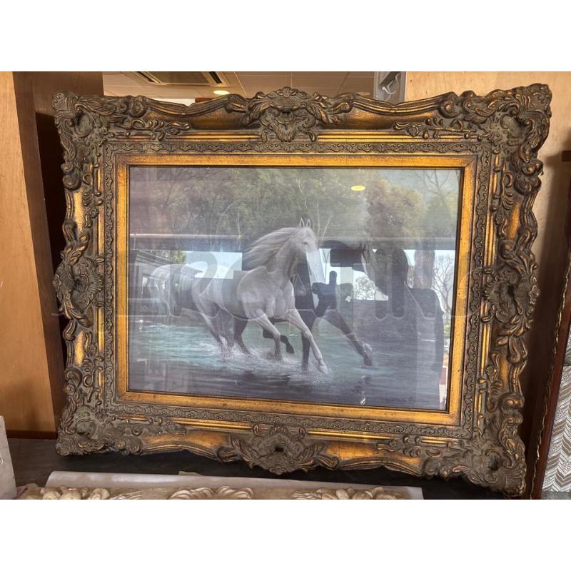 QUADRO STAMPA  CORNICE LAVORATA | Mercatino dell'Usato Pomezia 1