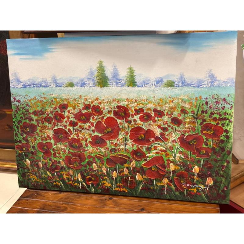 QUADRO TELA PAPAVERI | Mercatino dell'Usato Pomezia 1