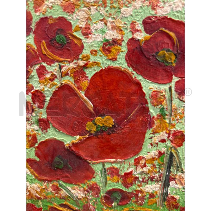 QUADRO TELA PAPAVERI | Mercatino dell'Usato Pomezia 3