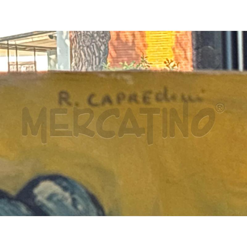 QUADRO TELA PESCATORE R CAPREDONI | Mercatino dell'Usato Pomezia 3