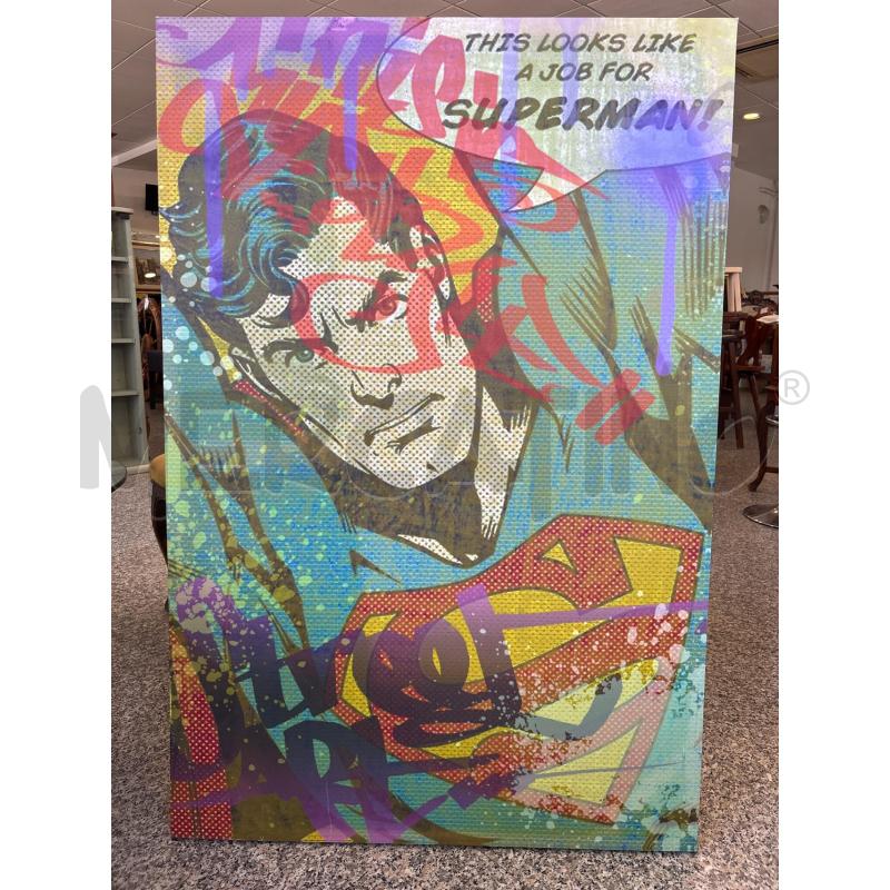 QUADRO TELA SUPERMAN | Mercatino dell'Usato Pomezia 1