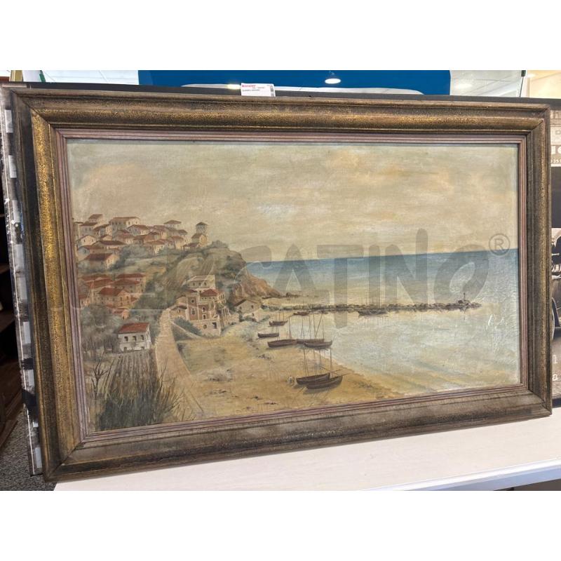 QUADRO VECCHIO 113 X 73 CM MARINA | Mercatino dell'Usato Pomezia 1