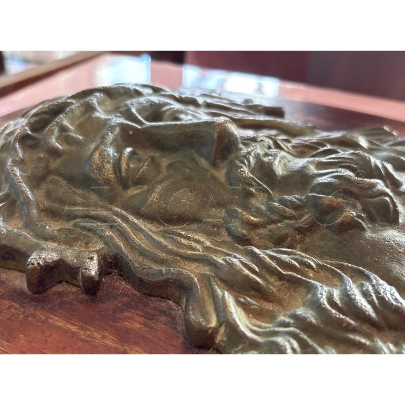 QUADRO VECCHIO CRISTO IN METALLO | Mercatino dell'Usato Pomezia 3