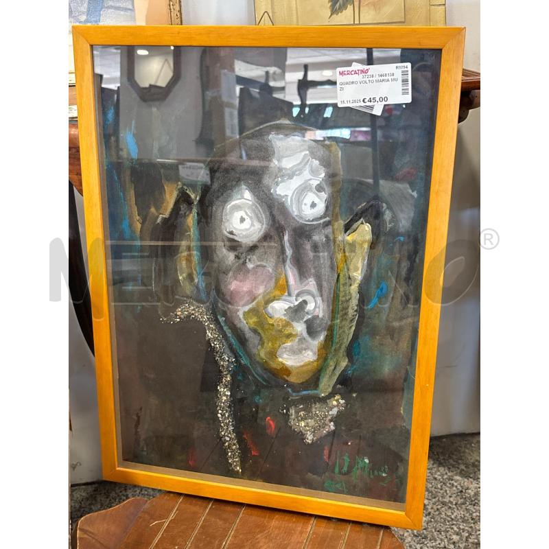 QUADRO VOLTO MARIA MUZI | Mercatino dell'Usato Pomezia 1