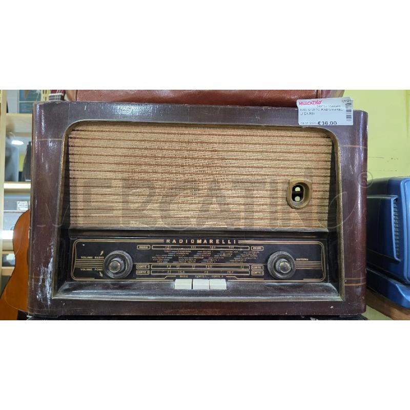 RADIO VNTG RADIOMARELLI DA RIV | Mercatino dell'Usato Pomezia 1