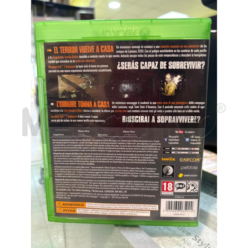 RESIDENT EVIL VII BIOHAZARD XBOX ONE ITA | Mercatino dell'Usato Pomezia 2
