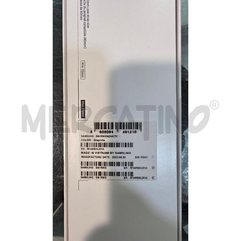 SAMSUNG GALAXY WATCH 5 NERO | Mercatino dell'Usato Pomezia 2