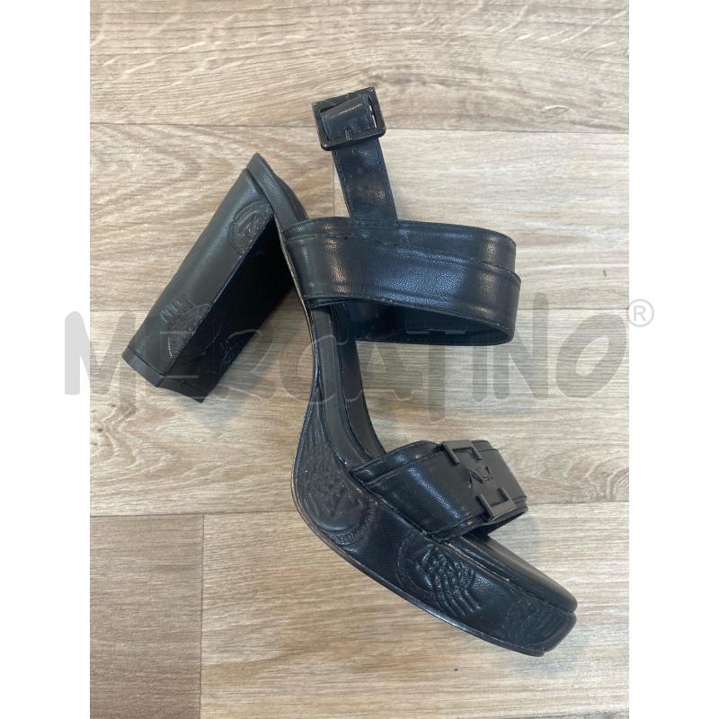 SANDALI DONNA ALVIERO MARTINI NERO  | Mercatino dell'Usato Pomezia 1