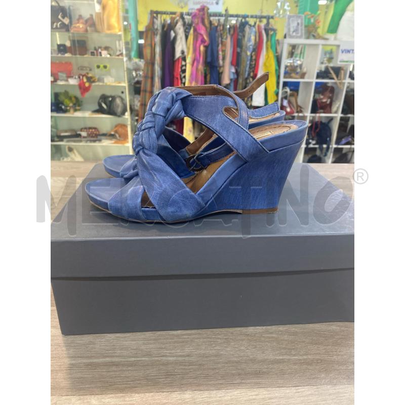SANDALI DONNA PELLE BLU TOSCA BLU | Mercatino dell'Usato Pomezia 1