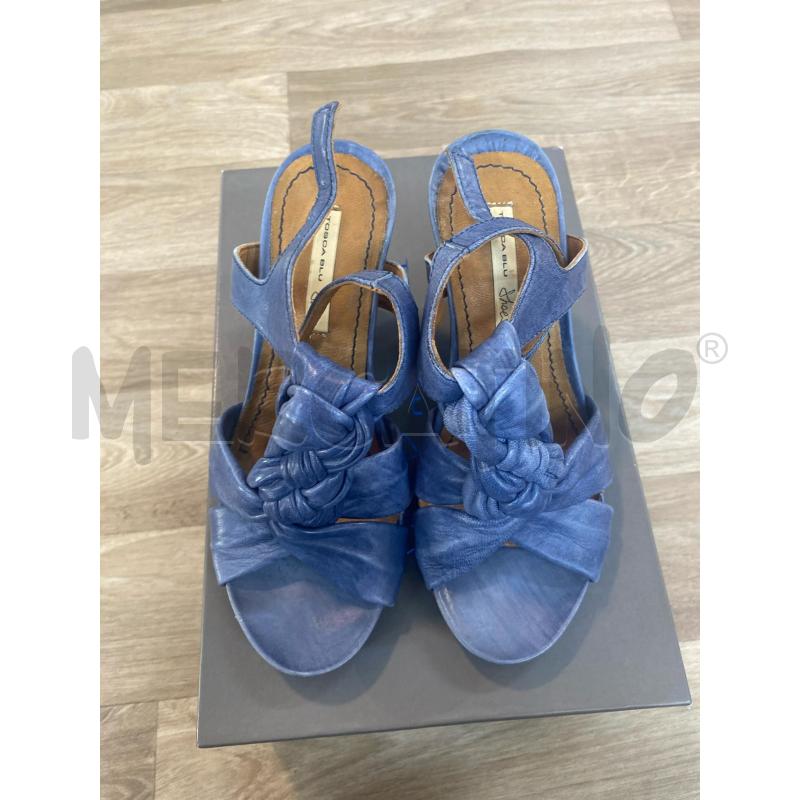 SANDALI DONNA PELLE BLU TOSCA BLU | Mercatino dell'Usato Pomezia 2