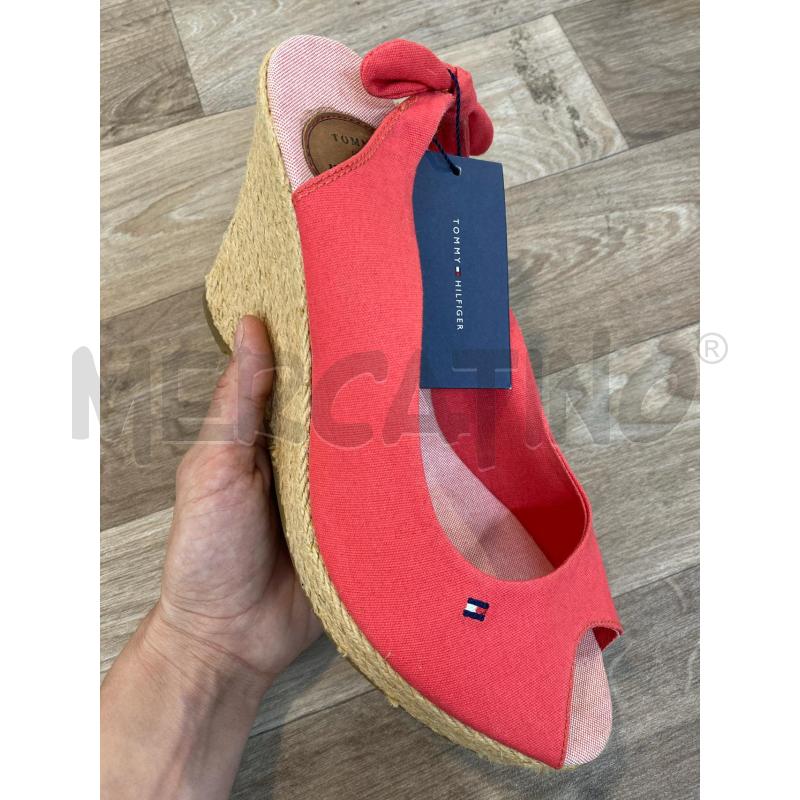 SANDALI DONNA TOMMY HILFIGER ESPADRILLAS CORALLO CORDA | Mercatino dell'Usato Pomezia 1