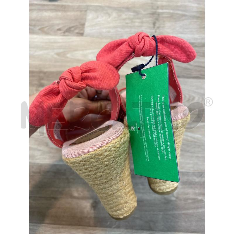 SANDALI DONNA TOMMY HILFIGER ESPADRILLAS CORALLO CORDA | Mercatino dell'Usato Pomezia 4