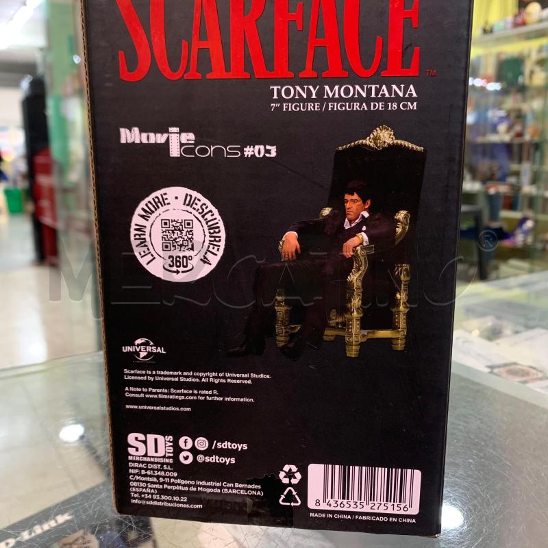 SCARFACE TONY MONTANA 18 CM MOVIE ICONS 03 8436535275156 | Mercatino dell'Usato Pomezia 3