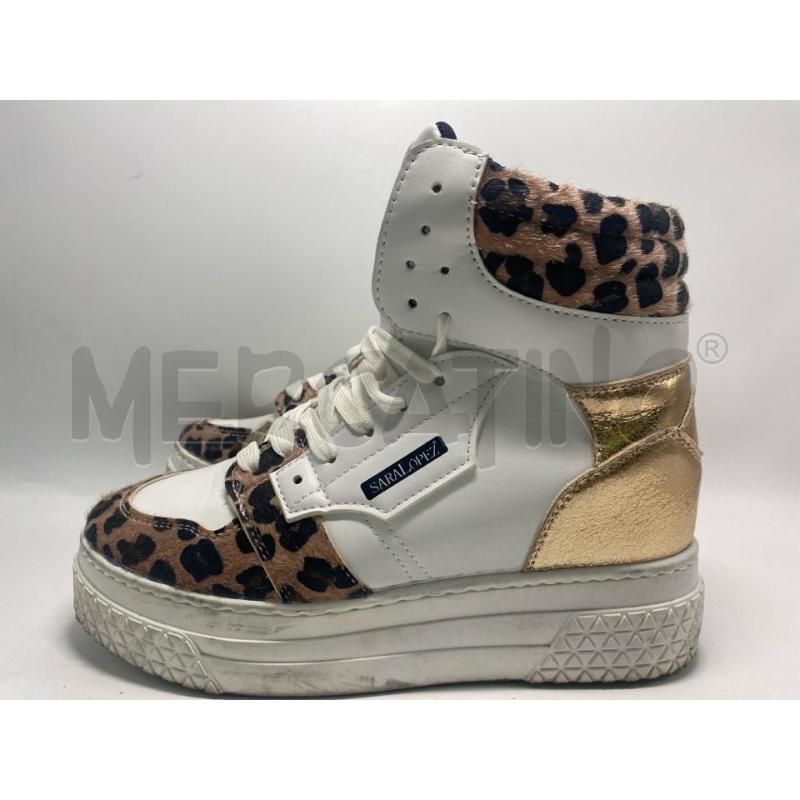 SCARPE DONNA BIANCHE MACULATA SARA LOPEZ  | Mercatino dell'Usato Pomezia 2