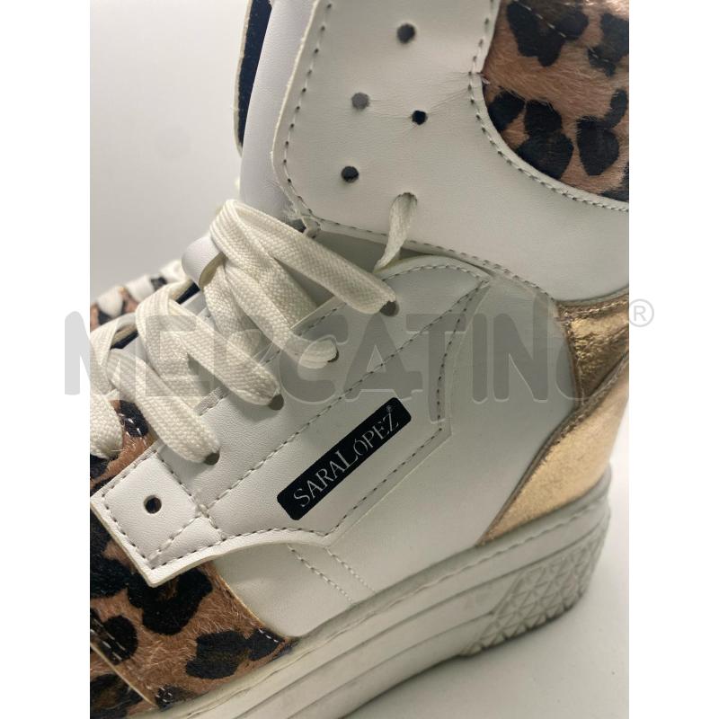 SCARPE DONNA BIANCHE MACULATA SARA LOPEZ  | Mercatino dell'Usato Pomezia 5