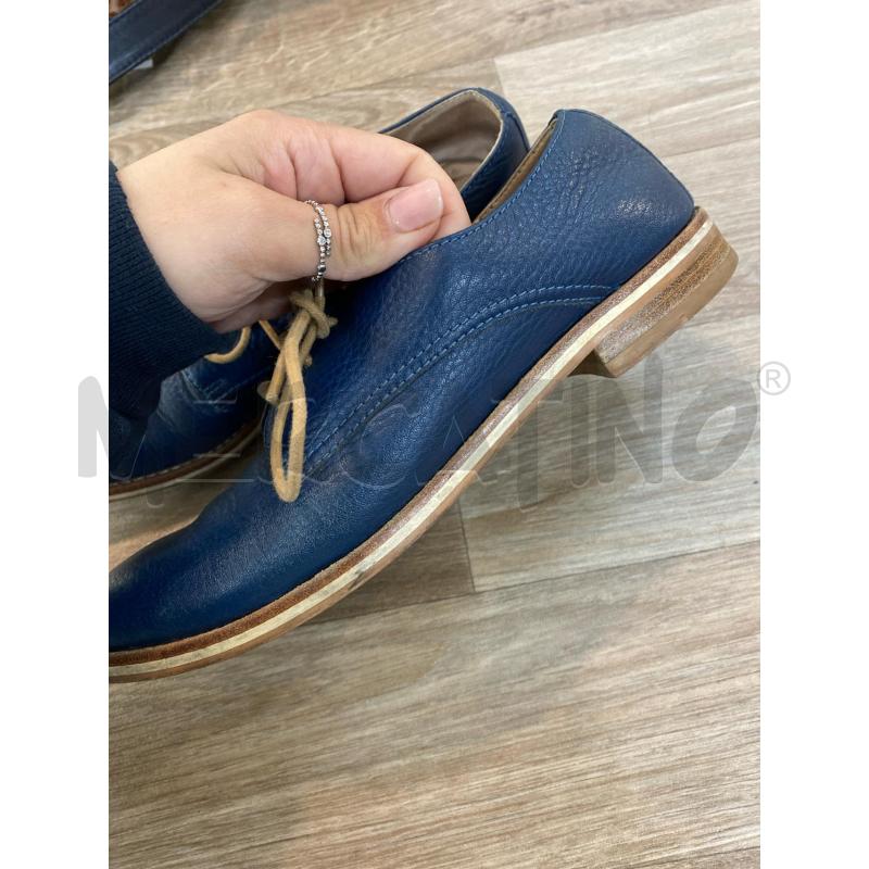 SCARPE DONNA CARLO PAZOLINI BLU BEIGE IN PELLE | Mercatino dell'Usato Pomezia 4
