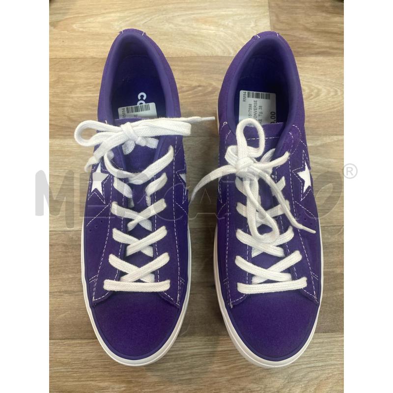 SCARPE DONNA CONVERSE VIOLA  CUCITURE STELLA BIANCA | Mercatino dell'Usato Pomezia 2