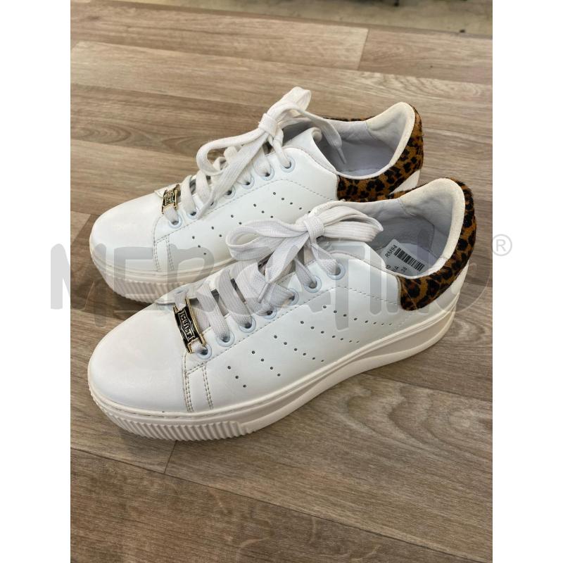 SCARPE DONNA CULT BIANCHE LEPARDATO PELO TALLONE  | Mercatino dell'Usato Pomezia 1