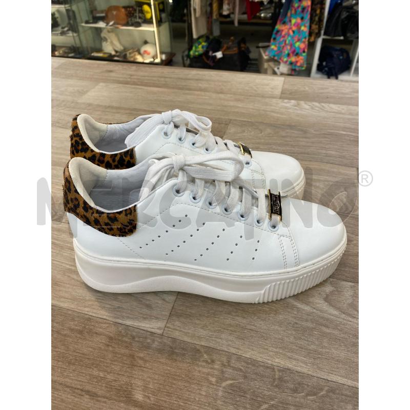 SCARPE DONNA CULT BIANCHE LEPARDATO PELO TALLONE  | Mercatino dell'Usato Pomezia 2