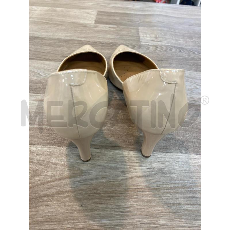 SCARPE DONNA GEOX PUNTA LUCIDA BEIGE | Mercatino dell'Usato Pomezia 3
