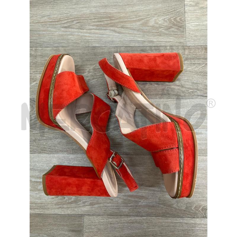 SCARPE DONNA MARRCAIN  ROSSE TESSUTO  | Mercatino dell'Usato Pomezia 4