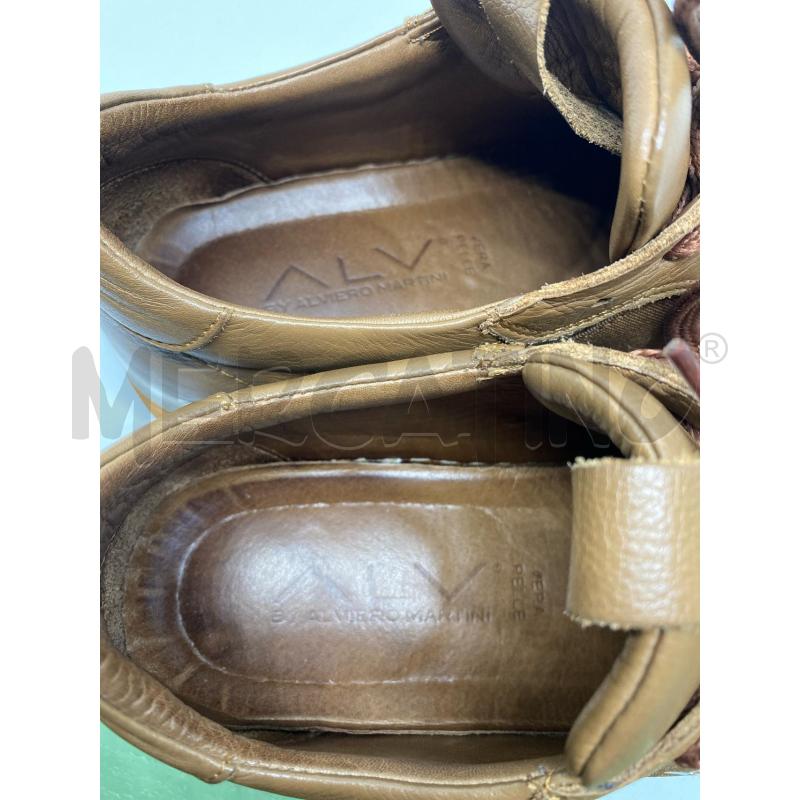 SCARPE DONNA MARRONE PELLE ALVIERO MARTINI | Mercatino dell'Usato Pomezia 5